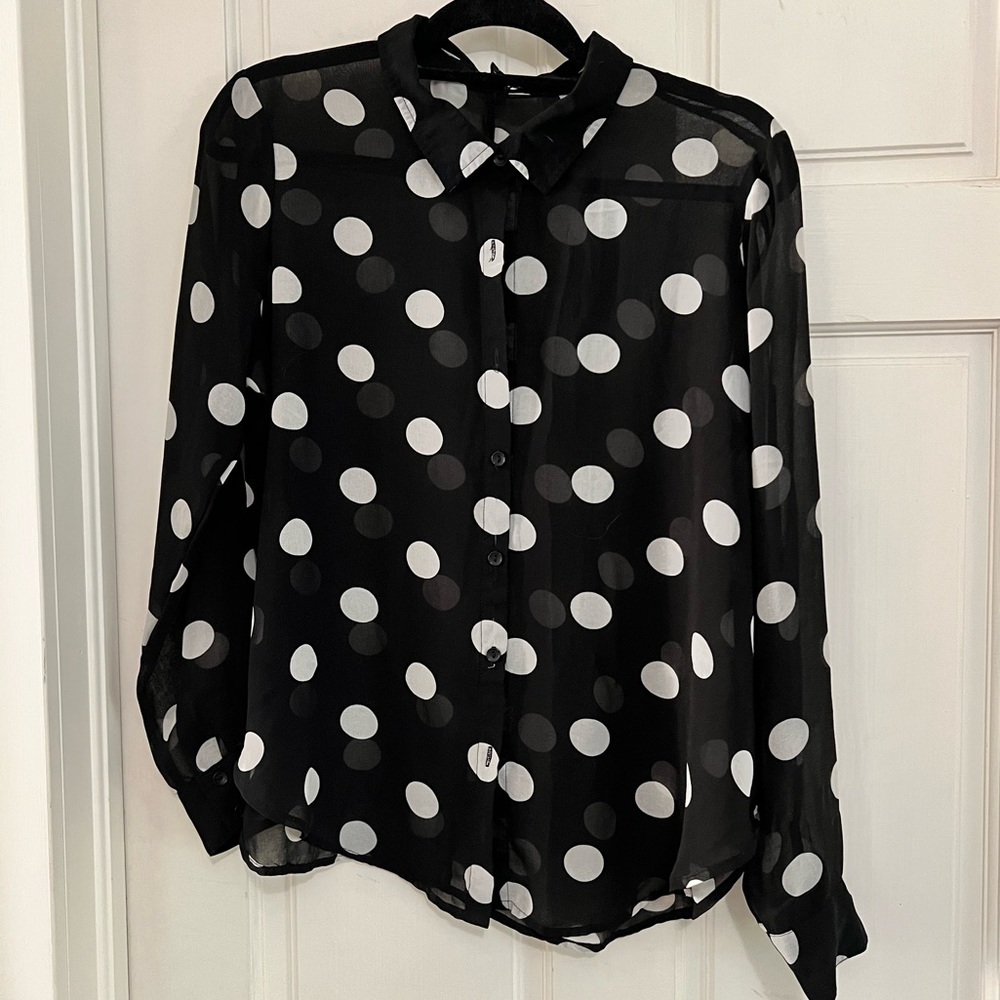 Polka dot blouse from Forever 21